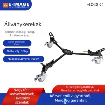 Emejie ED300C Tripod Alap Görgővel Kamerához – Talajkerék, Stabil Csúszás, Nincs Gimbal