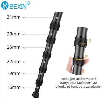 Monopod P306A a BEXIN-től, alumíniumötvözet, teherbírás 6-10 kg