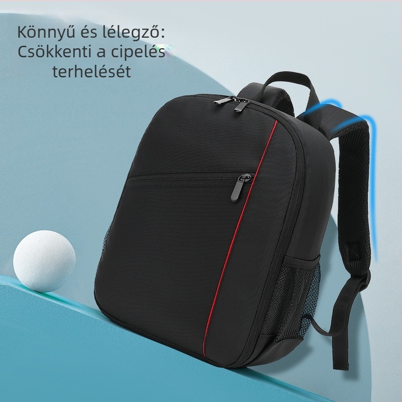 SLR kamera táska - Poliészter, vízálló, kopásálló, Modell 6080, Cipzáras nyitás