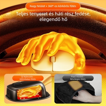 Bőrmelegített egérpad kézmelegítő funkcióval, egyoldalas, modell 06075803