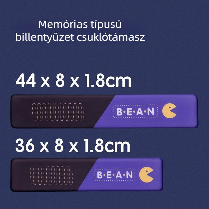 Kis billentyűzet csukló párna memóriahab és textil borítással, egyoldalas, csuklótámasz, hőtranszfer felülettel