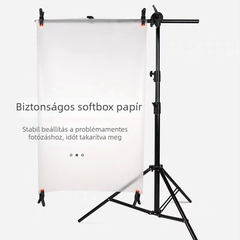Stúdió hátterekhez való fénykép klipsz – PVC, univerzális hátterek és diffúziós papírokhoz, 4 darabos készlet, tömeg 0,2 kg