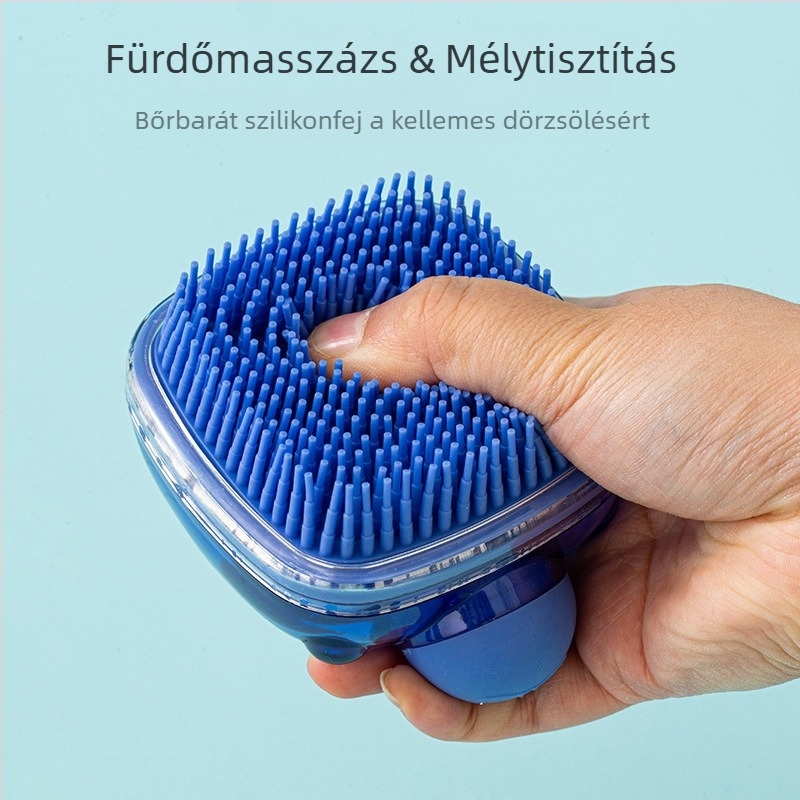 Autonomy szilikon kutya fürdető és masszírozó kefé – ápoló eszköz magáncímkével