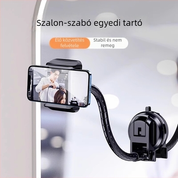 Telefon tartó tükörrel, univerzális modell, műanyag, hivatalosan engedélyezett magánmárka