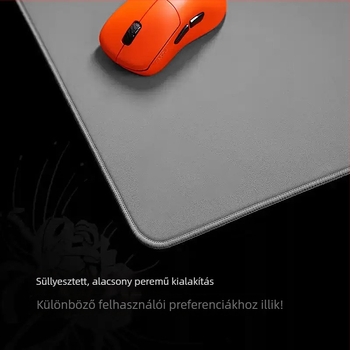 E-sport egérpad FPS játékokhoz, egyszeroldalas, vastagított gumíro-poliuretán Poron felület, kiegyensúlyozott kontroll, 490×420×4 mm