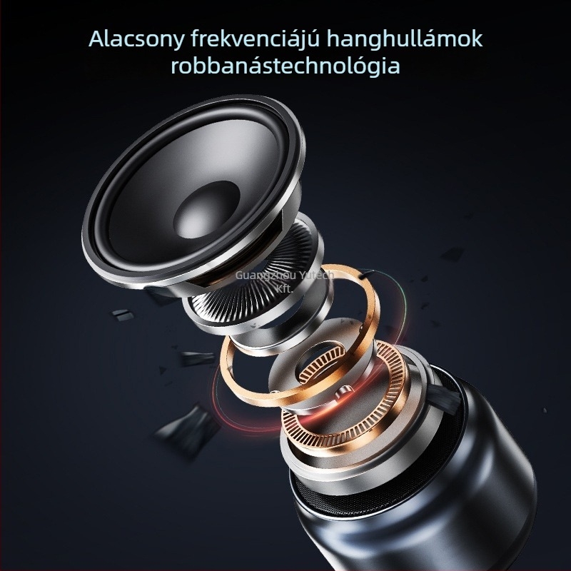 Bluetooth hangszóró IPX7 vízálló, Bluetooth 5.3, frekvencia-tartomány 100 Hz-20 kHz, SNR >=70 dB, beépített akkumulátor nélkül