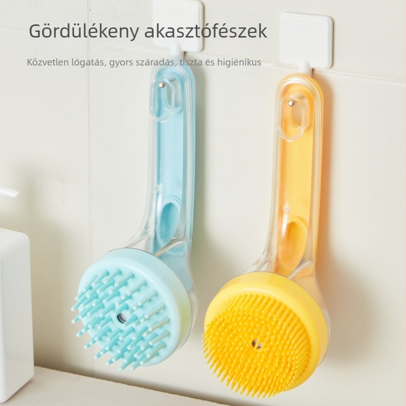 Holy World macska fürdő- és masszázs keféje – PP anyag, háziállat ápoló eszköz, magáncímke alkalmas