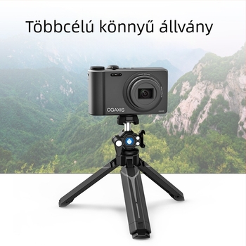 Vloghoz készült állvány dual cold shoe mounts, hordozható asztali kiterjesztés DSLR/mirrorless kamerákhoz • Anyag: Nylon • Teherbírás: 3 kg • Kategória: Tripod/PTZ