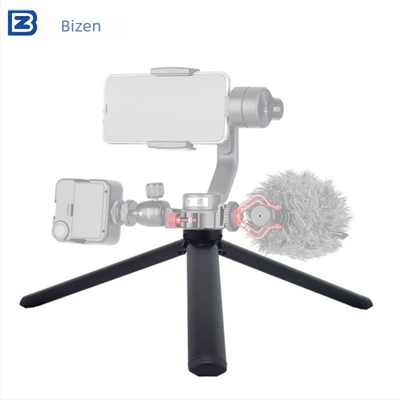 Mobil élő közvetítésre szolgáló tripod, Alumíniumötvözet, Modell Bz-328, Teher 2–5 kg, Súly 0,12 kg