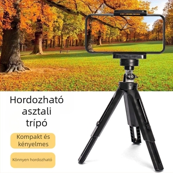 Mini összecsukható asztali tripod kamera- és telefonhoz – kompakt, univerzálisan kompatibilis