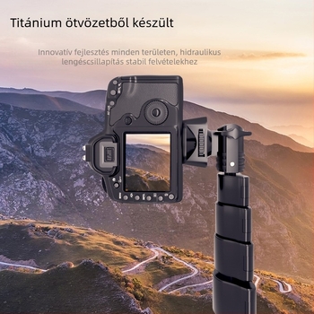 Padlóra álló állvány DSLR és tükrös kamerákhoz – alumínium ötvözet, univerzális, többfunkciós, testreszabható