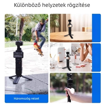 Asztali állvány DJI Pocket 3/2-höz, modell ST-80, műanyag, teherbírás 2–5 kg, 1 rész, stabil felvétel