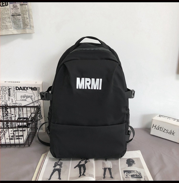Diákhallgatói hátizsák, modern design, könnyű, 36–55L kapacitás, nylon anyag, vízálló, 14 hüvelykes laptop zseb, cipzáras zárás