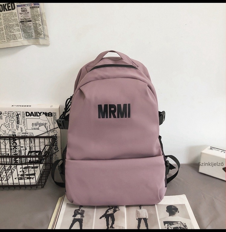 Diákhallgatói hátizsák, modern design, könnyű, 36–55L kapacitás, nylon anyag, vízálló, 14 hüvelykes laptop zseb, cipzáras zárás