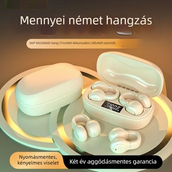 Bluetooth fejhallgató, fülön viselhető, Qualcomm chip, 10 m hatótáv, Bluetooth 5.0