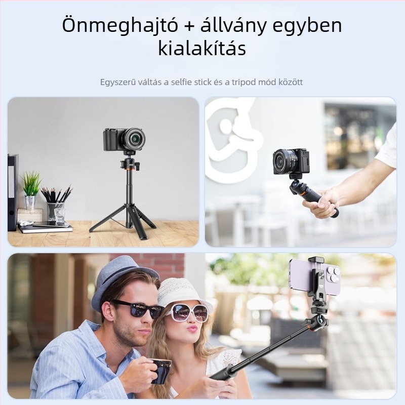 VRIG TP-06 Négy szekciós alumínium állvány gömbfejjel, kibővíthető, teherbírás legfeljebb 2 kg