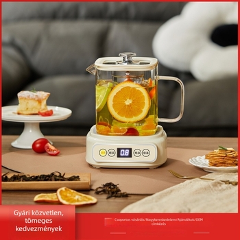Egészséges teáskanna üvegből, multifunkcionális, otthoni használatra, iroda vagy kollégium számára, 1 L kapacitás, teafőző, ajándék