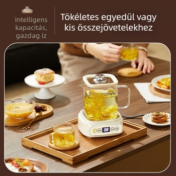 Egészséges teáskanna üvegből, multifunkcionális, otthoni használatra, iroda vagy kollégium számára, 1 L kapacitás, teafőző, ajándék