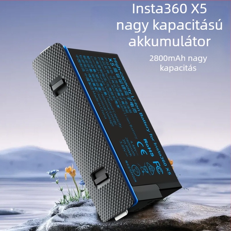 MXJ X5 Töltő Kiegészítők Insta360 X5 Panorámás Akciókamera