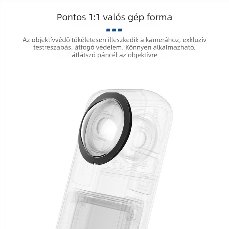 X3-01 PMMA védő lencse az Insta360 X2/X3-hoz, karcolásálló védelem