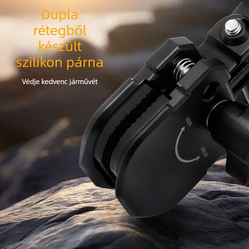 Motoros szélvédőklip, alumíniumötvözet, modell A29s, univerzális action kamera számára