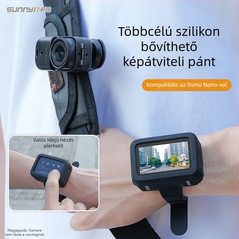 Sunnylife Nano tie szilikon bővített csuklópánt DJI Osmo Nano-hoz