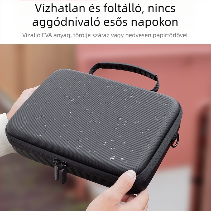 DJI Action6 Tároló táska, EVA tok, kompatibilis Action6 és Action5Pro/4/3 sorozattal, logó nyomtatási lehetőség
