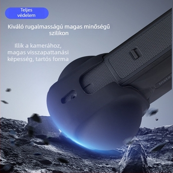 OEM szilikon objektívvédő az Insta360 X5/X3X4-hez – kompatibilis az X5 és X3X4 modellekkel; anyag: szilikon; csomag tartalma: szilikon hüvely és csomagoló zacskó