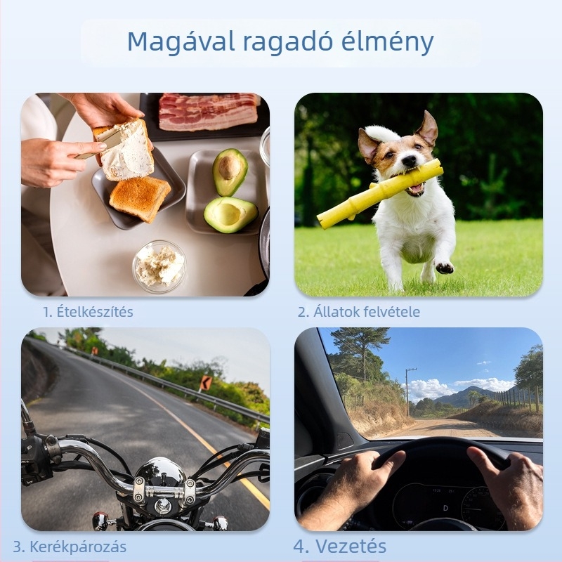 BH-14 Mágneses nyakhoz illeszkedő tartó Insta360 Ace Pro-hoz, műanyag kivitel; tartalmaz mágneses állványt és csomagolást; Értékesítés utáni szolgáltatás: három garancia