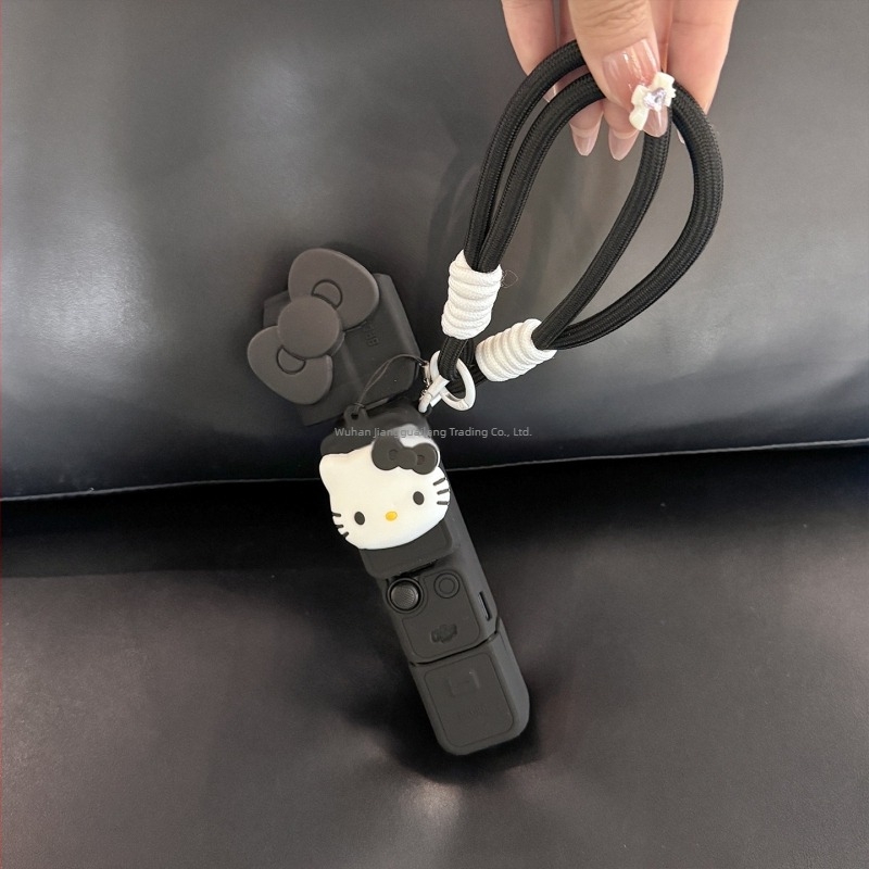 Macskadizájú szilikon védőtok DJI Pocket 3-hoz, lencse és gimbal védelme, karcolás elleni védelem