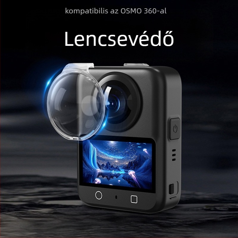 Objektívvédő DJI Osmo360 – Nothing, PC műanyag, Osmo360-hoz kompatibilis, PE zacskó a csomagban