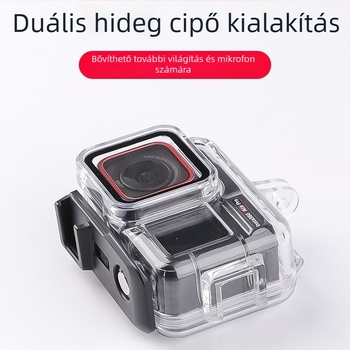 Vízhatlan ház Insta360 ACE Pro/ACE Pro2-hez – optikai üveg + PC + rozsdamentes acél; testreszabható logó