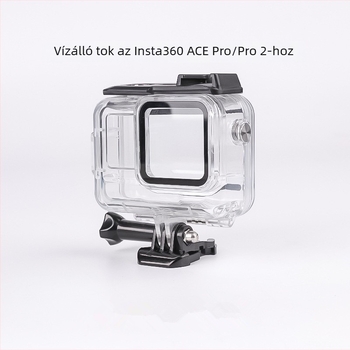 Vízhatlan ház Insta360 ACE Pro/ACE Pro2-hez – optikai üveg + PC + rozsdamentes acél; testreszabható logó