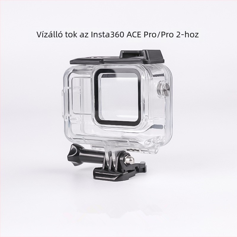 Vízhatlan ház Insta360 ACE Pro/ACE Pro2-hez – optikai üveg + PC + rozsdamentes acél; testreszabható logó