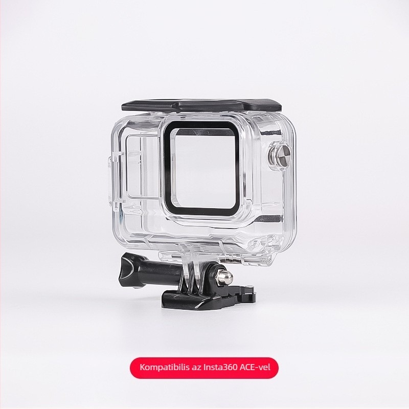 Vízhatlan ház Insta360 ACE Pro/ACE Pro2-hez – optikai üveg + PC + rozsdamentes acél; testreszabható logó