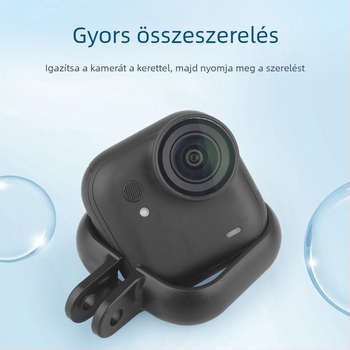 Insta360 Go Ultra Thumb kamera védőkeret - ABS anyag, kompatibilis a Go Ultra Thumb (különálló verzió), testre szabható logó, áruházi garancia