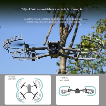 Brdrc propeller védőfedél DJI Air 3S-hez, ütközésgátló gyűrűvel, modell Ewb9843