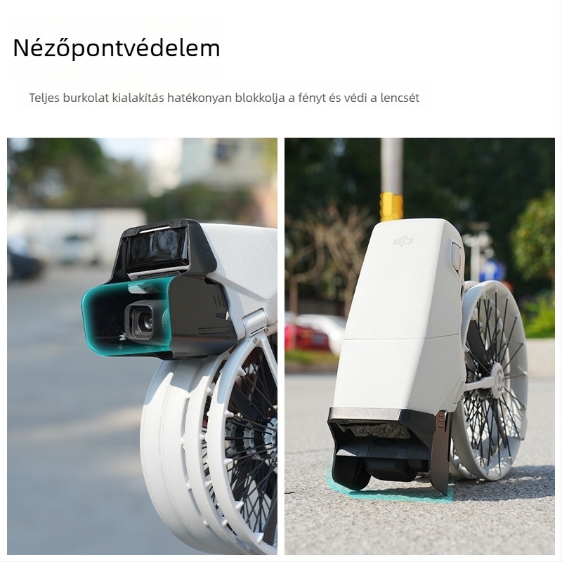 RCSTQ 1482700 Műanyag objektívvédő sapka DJI Fliphez — kettős funkciójú, nem levehető UAV kiegészítő