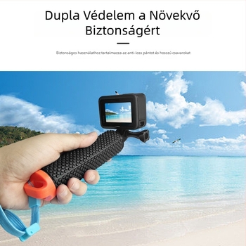 DJI Action 5 Pro/4/3-hoz készült úszó rúd – szilikon hüvely, vízálló házhoz tartozó kiegészítő (Kompatibilis: DJI Action 5 Pro/4/3; Modell: Buoyancy rod)