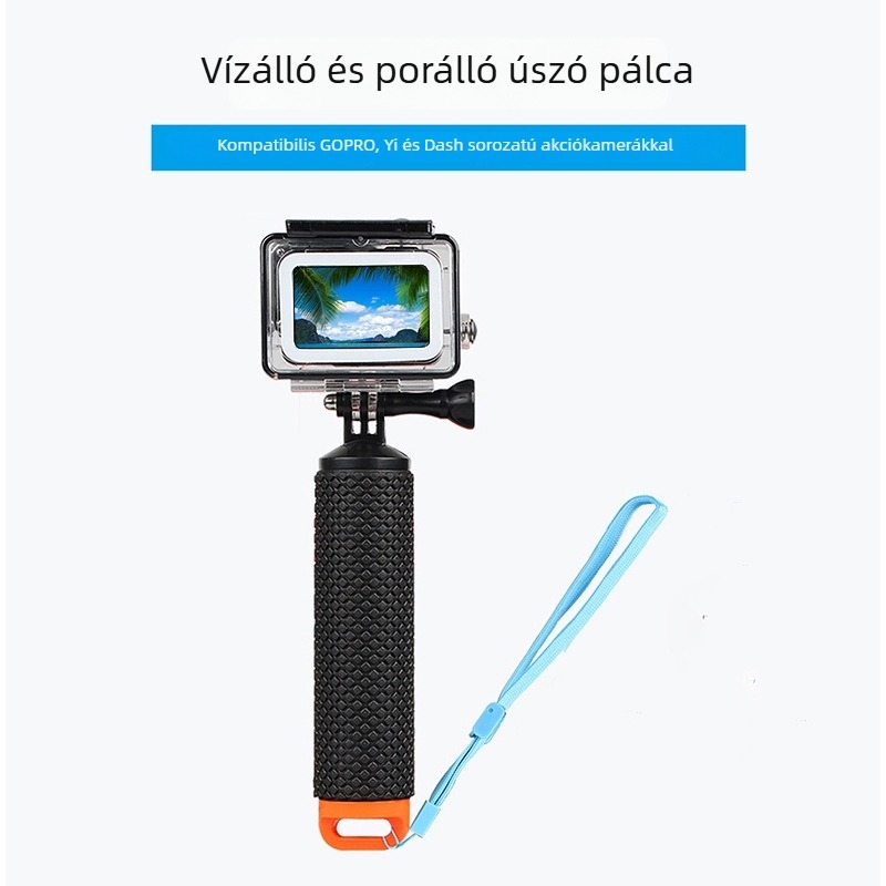DJI Action 5 Pro/4/3-hoz készült úszó rúd – szilikon hüvely, vízálló házhoz tartozó kiegészítő (Kompatibilis: DJI Action 5 Pro/4/3; Modell: Buoyancy rod)