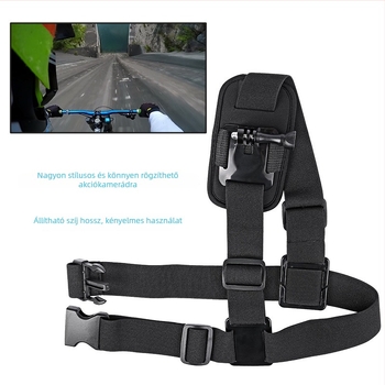 GoPro nejlon egylábas váll- és mellkaspánt X-59, a Xingtuowei gyártója, kompatibil Hero1–8, nyomtatott logóval