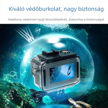 Vízálló érintőképernyős hátsó burkolat DJI Osmo Action 4/Action 3-hoz, 2036-os modell, nagy átláthatóságú korrózióálló PC (Bayer 2805)