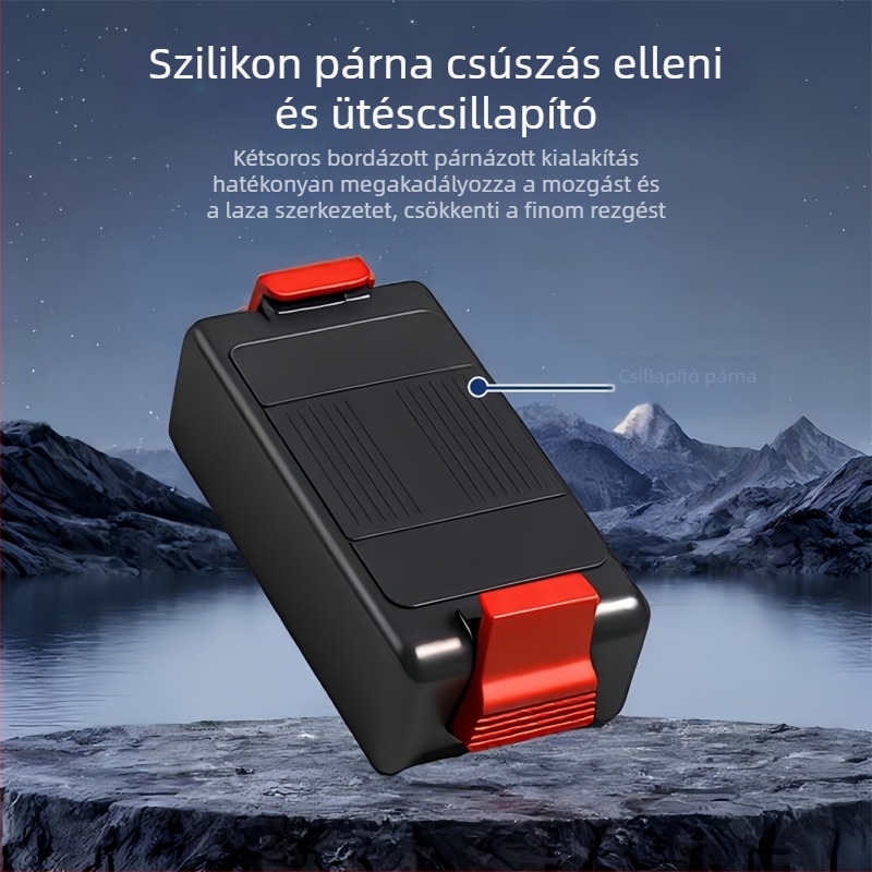 Kétirányú mágneses gyorskioldó alap DJI Action 6 és Osmo Nano számára | Dj2 | Anyag: műanyag + fém | Csomagolás: 1 db