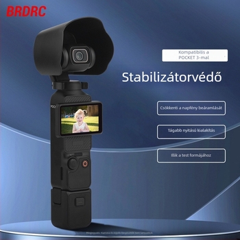 DJI Osmo Pocket 3 lencséhez antireflexiós védőfedél és napárnyékoló sapka – kiegészítő