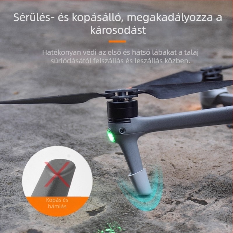 DJI Air3/3S leszálló lábvédő talpbetétek, por- és karcolásvédő burkolat, kopásálló kiegészítő a lábakhoz