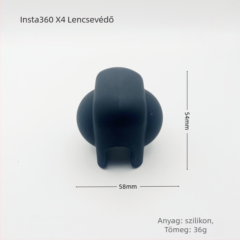 Insta360 X4 Szilikon Védőtok – Shadow Stone X4 Panoráma Kamera Lencsevédő, Ütésálló