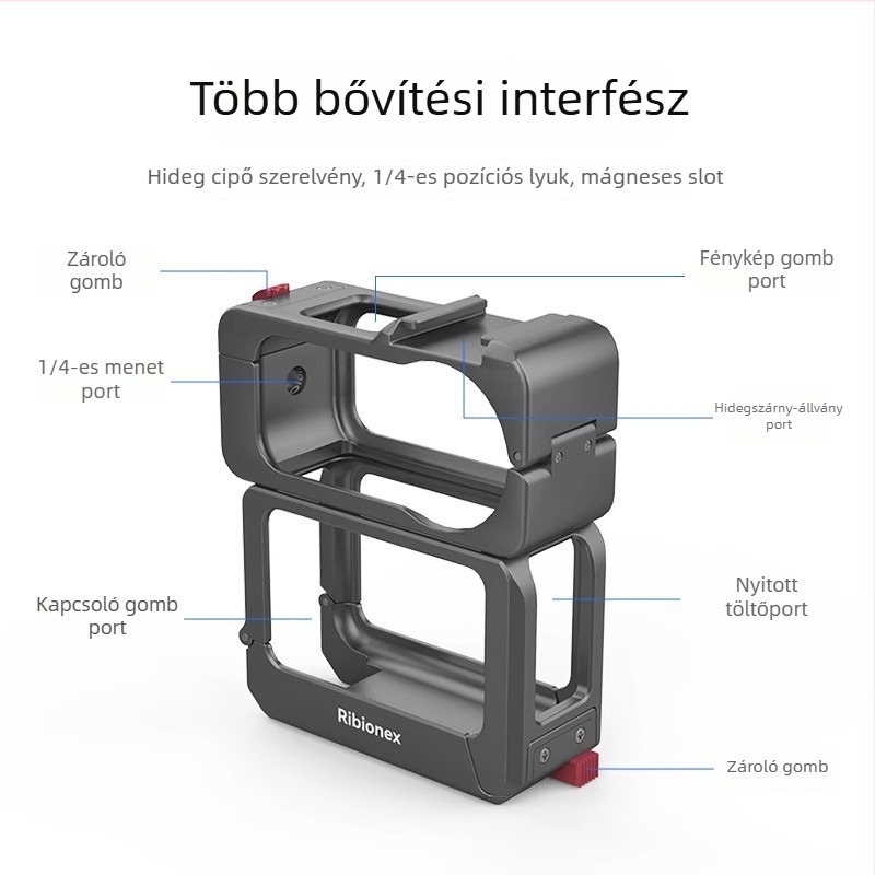 Dji Nano tartozékok – Alumíniumötvözet védő keret Rabbit Cage-hez, bővítő keret (Modell: Dji nano accessories; Alkalmas: Dji nano)