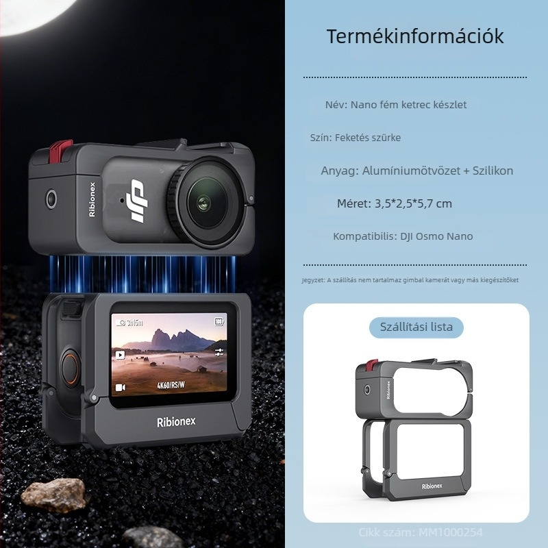 Dji Nano tartozékok – Alumíniumötvözet védő keret Rabbit Cage-hez, bővítő keret (Modell: Dji nano accessories; Alkalmas: Dji nano)