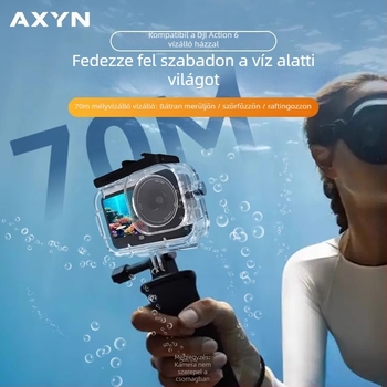 DJI Action6 vízálló tok (70 m mélyvíz, ABS anyag, ütésálló, merülő tok)