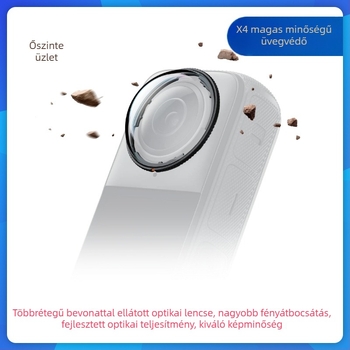 Insta360 X4 fejlett védő tükrös burkolat | Anyag: üveg | Kompatibilis: X4 | Modell: Fejlett védő tükör | Garanciák: három